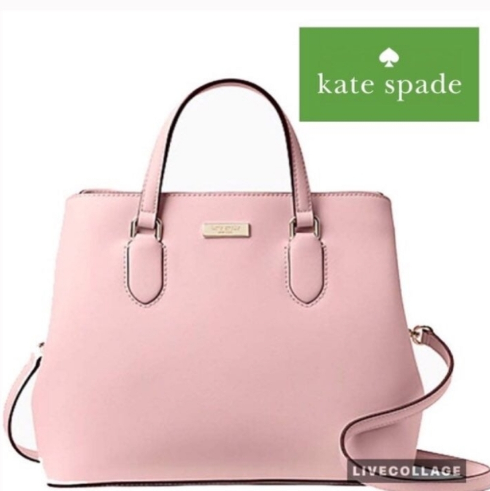 Kate Spade Laurel Way Evangelie Rosejade Satchel NWT